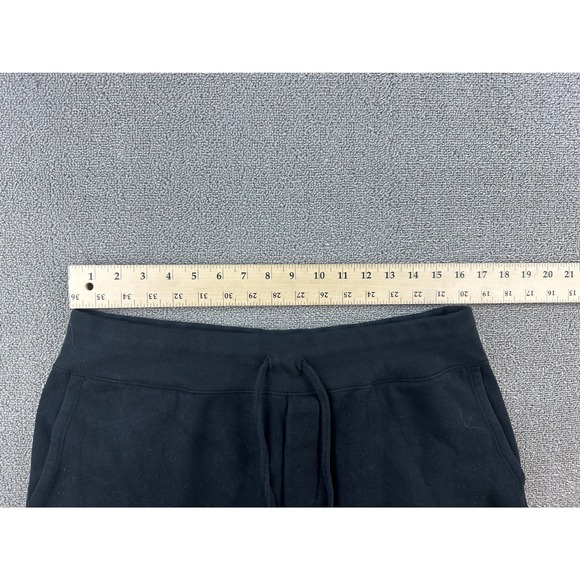 Polo Ralph Lauren Joggers Men L Black Triple Pony Patch 3 Cotton Blend Fleece - Picture 8 of 15